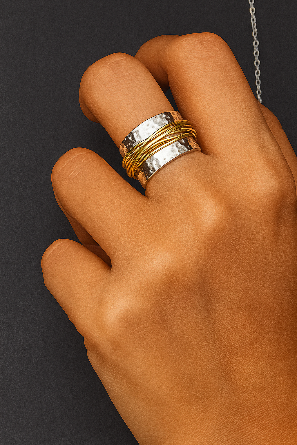 Elemental Fusion Ring – Premium Stainless Steel