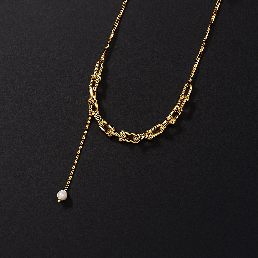 Astral Elegance Chain Necklace – Premium Stainless Steel