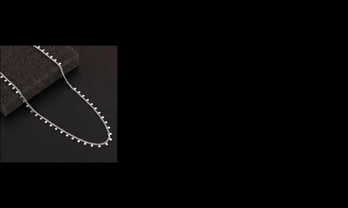 Golden Chain Necklace with Charms – Elegant & Timeless