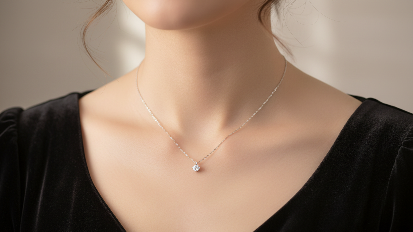 Solitaire Light Necklace – Premium Stainless Steel