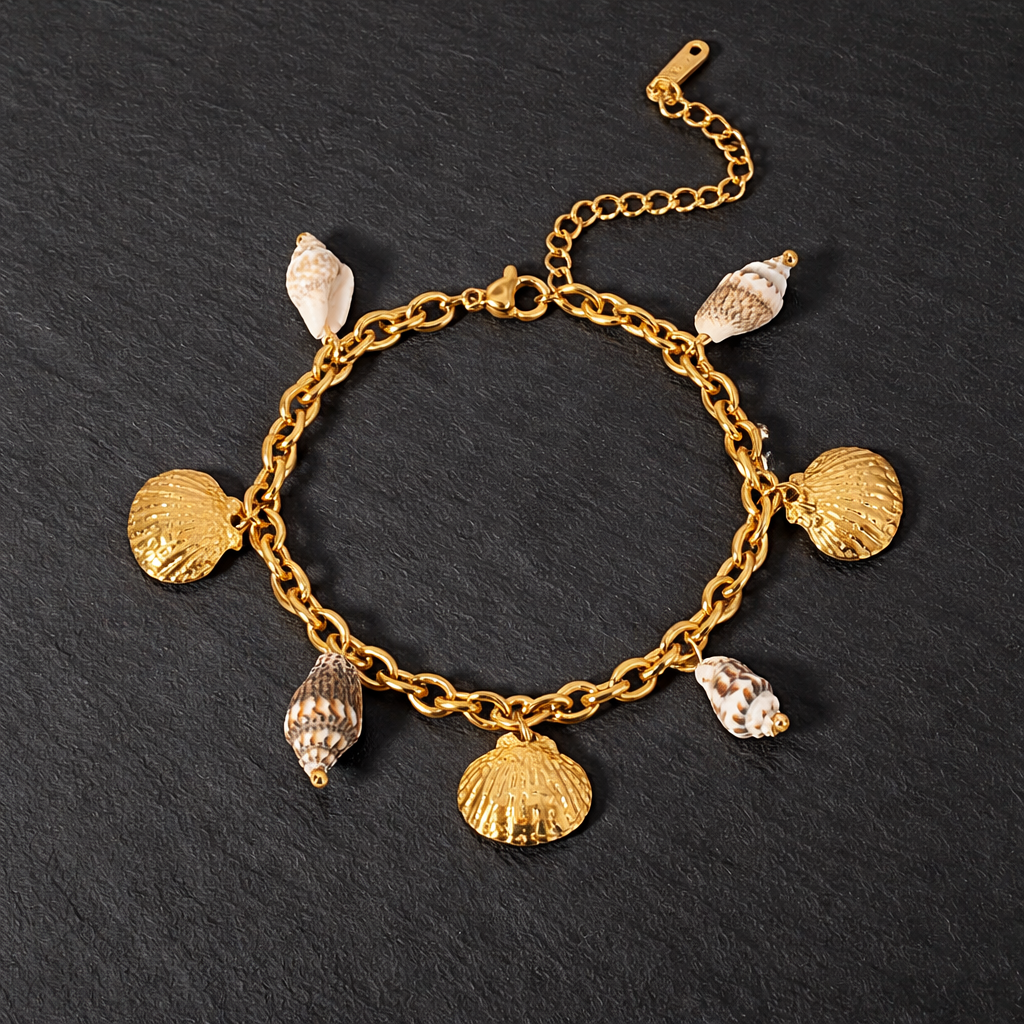 Coquillage Gold Bracelets – Premium Stainless Steel