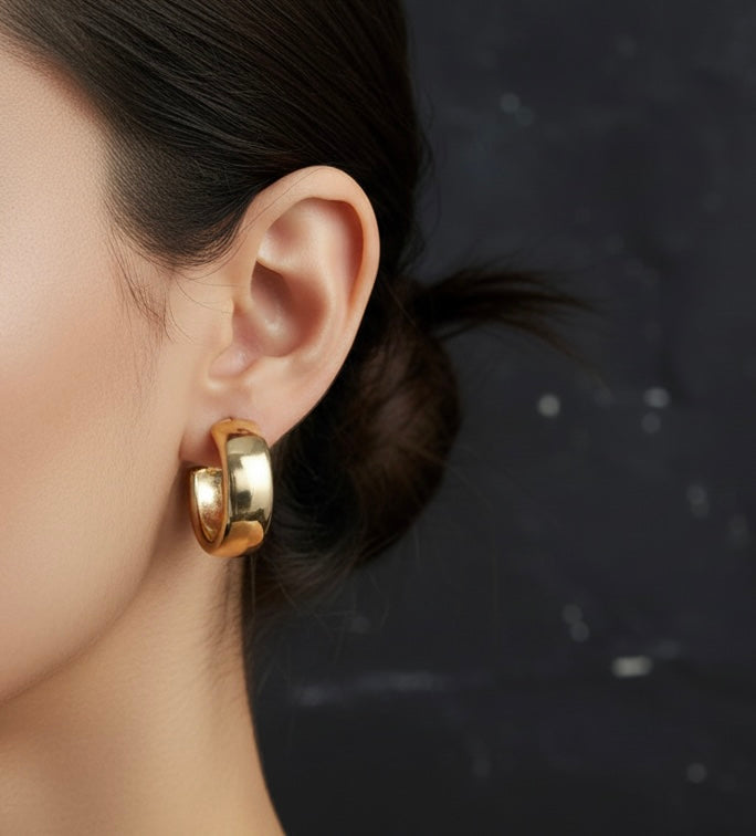 Bold Glow Hoop Earrings – Premium Stainless Steel