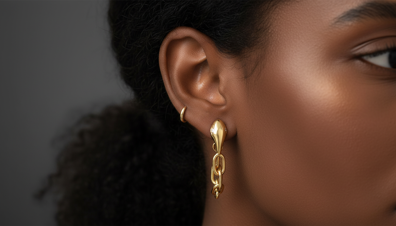 Lumis Chain Earrings – Premium Stainless Steel