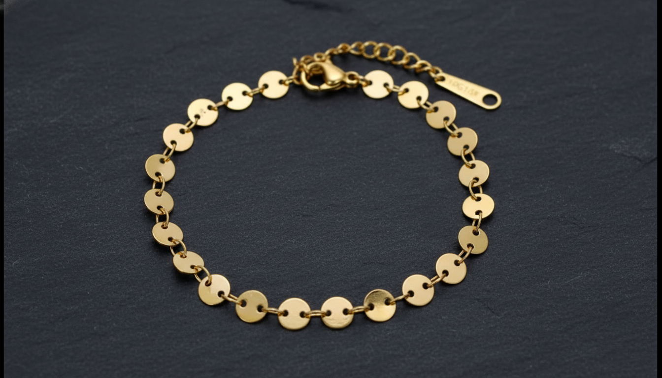 Luna Disc Bracelet – Premium Stainless Steel