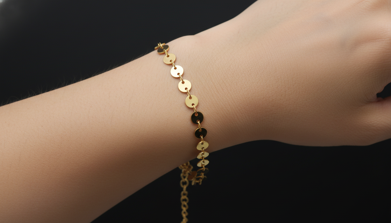 Luna Disc Bracelet – Premium Stainless Steel