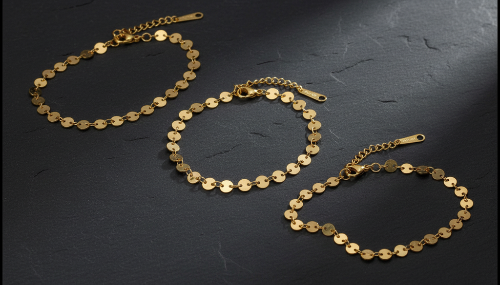 Luna Disc Bracelet – Premium Stainless Steel