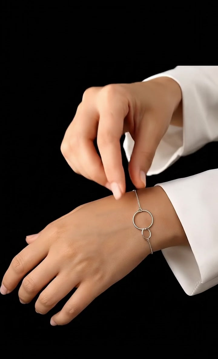 Interlocking Harmony Bracelet – Premium Sterling Stainless Steel