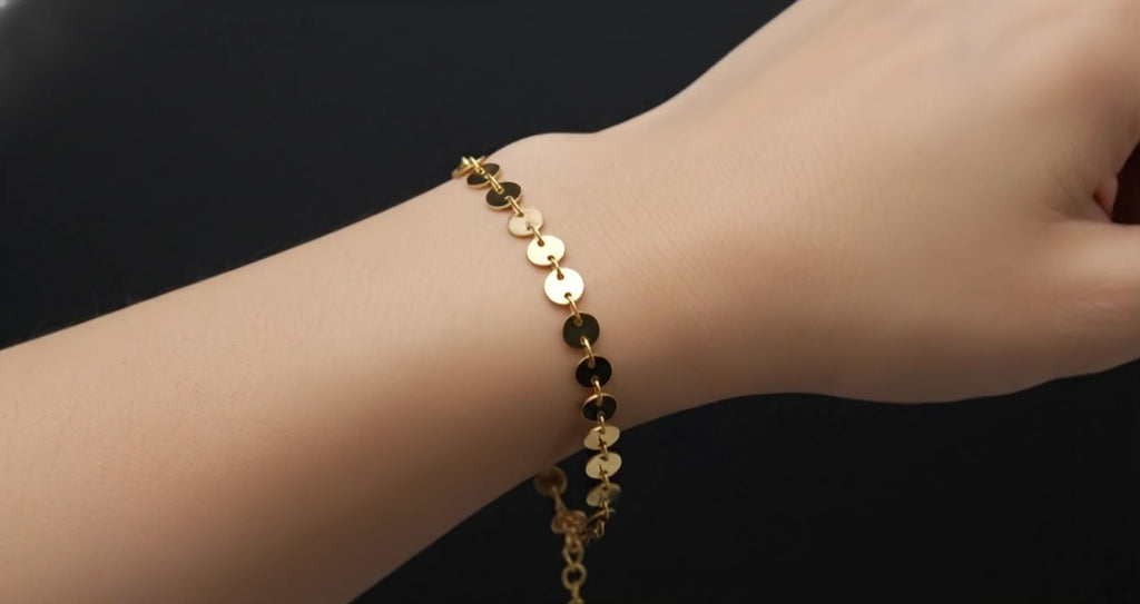 Luna Disc Bracelet – Premium Stainless Steel